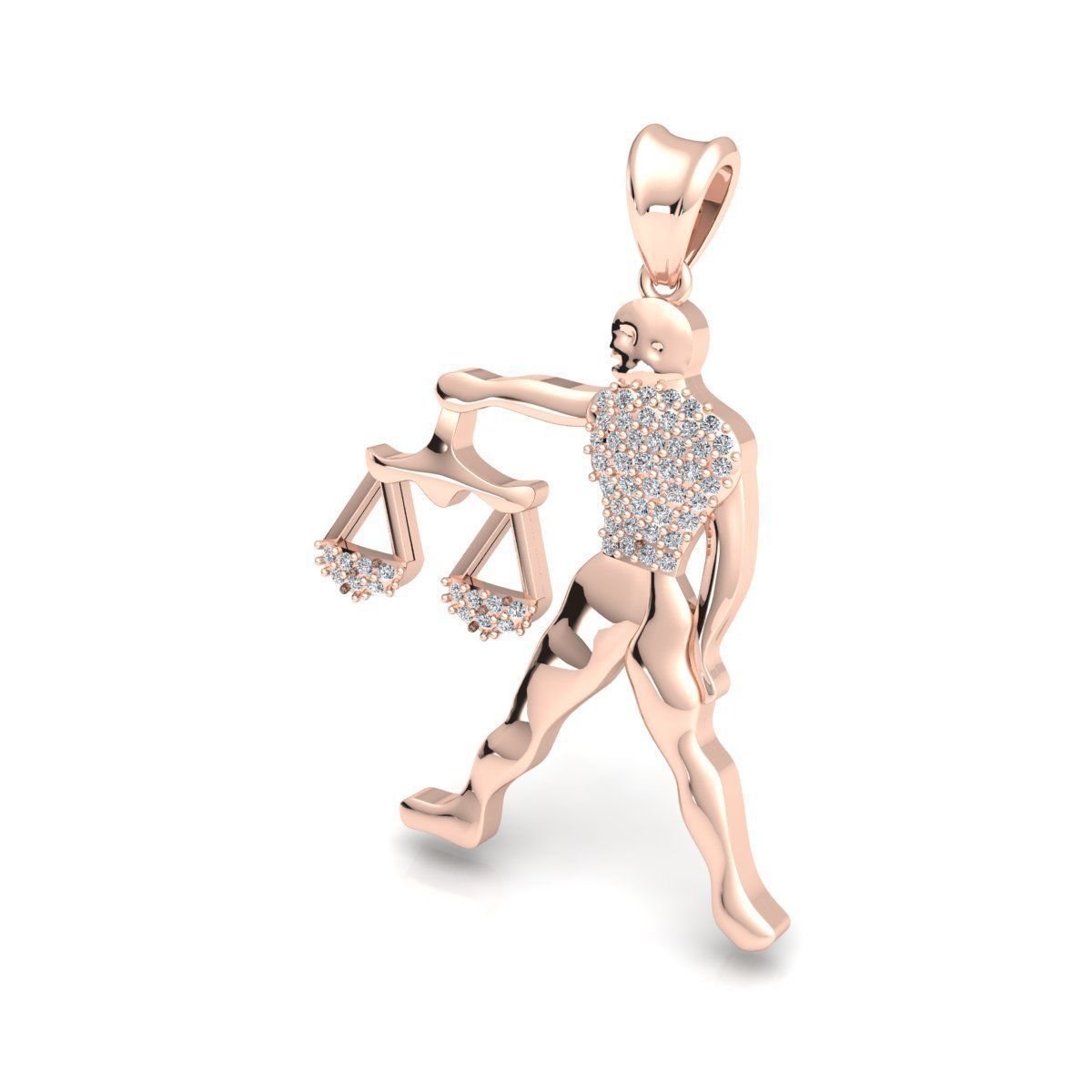 Libra Pendent 3d Model 3D print model_8