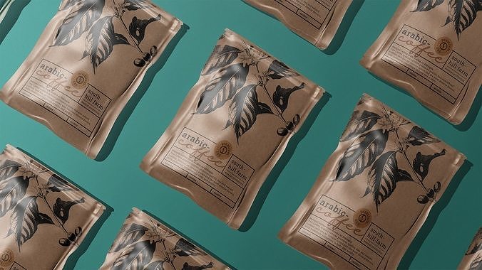 Mockup Coffee packaging 3D print model