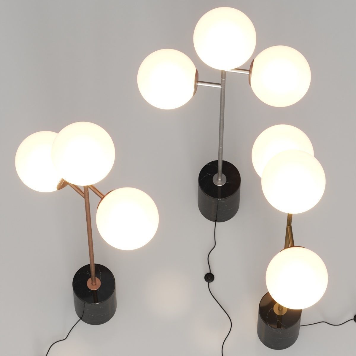 Pols Potten Full Moon Floor Lamps 3D model_1