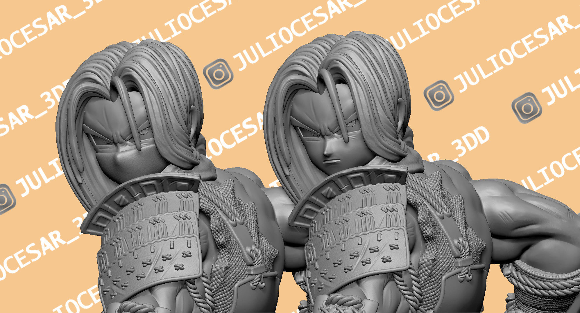 Dragon Ball Shogun - Trunks 3D print model_7