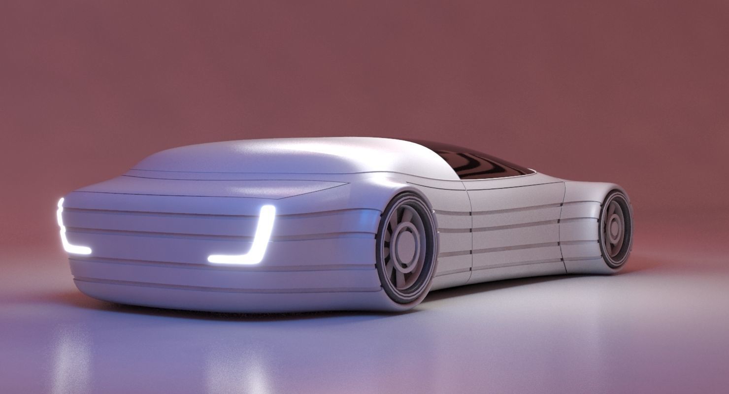 Future Car 24  3D model_2