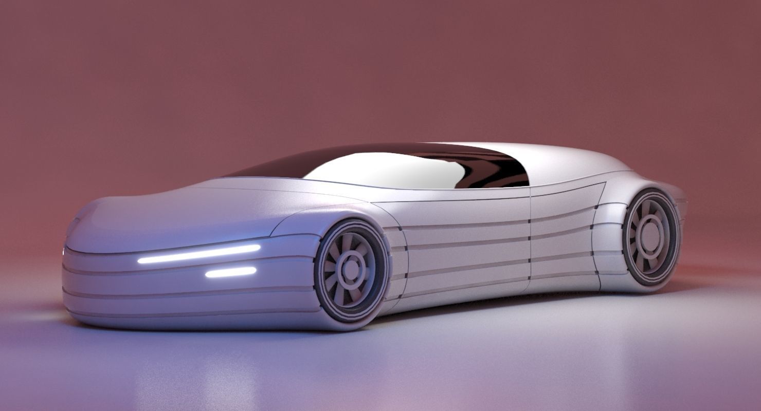 Future Car 24  3D model_3