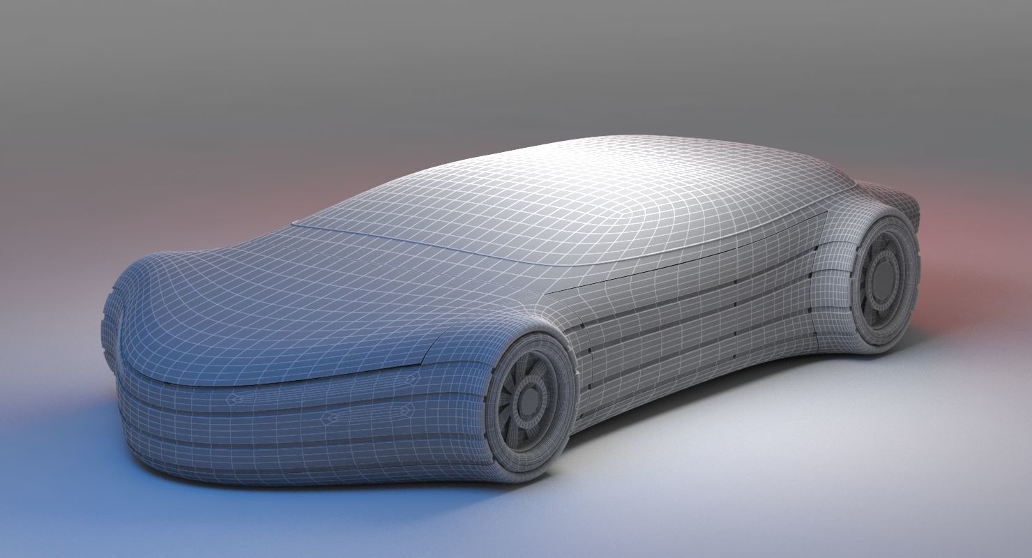 Future Car 24  3D model_7