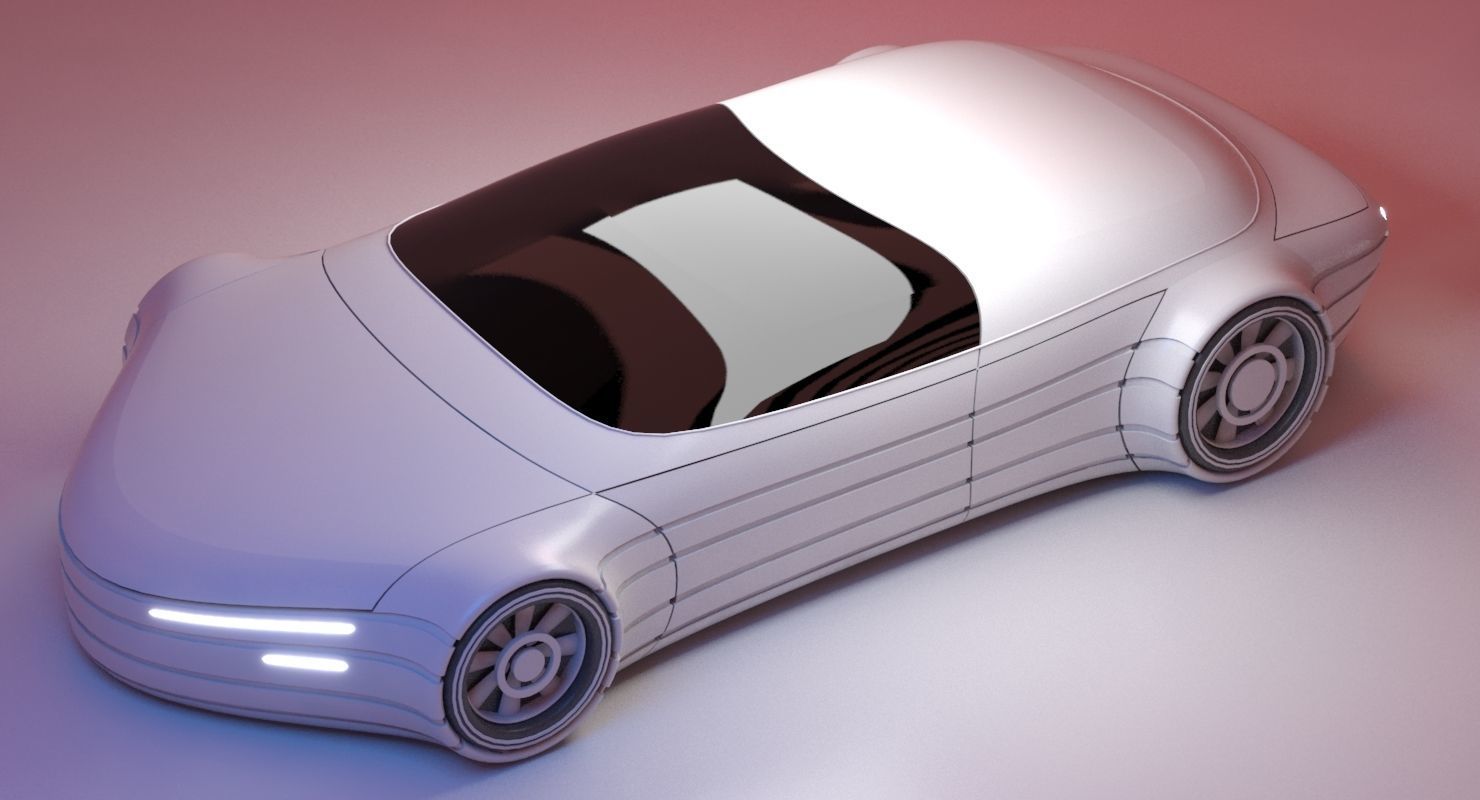 Future Car 24  3D model_4
