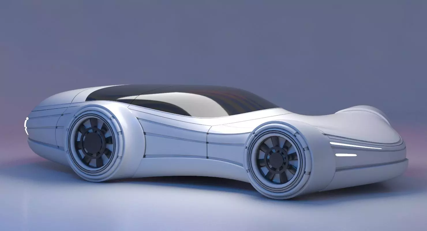 Future Car 26 3D model_0