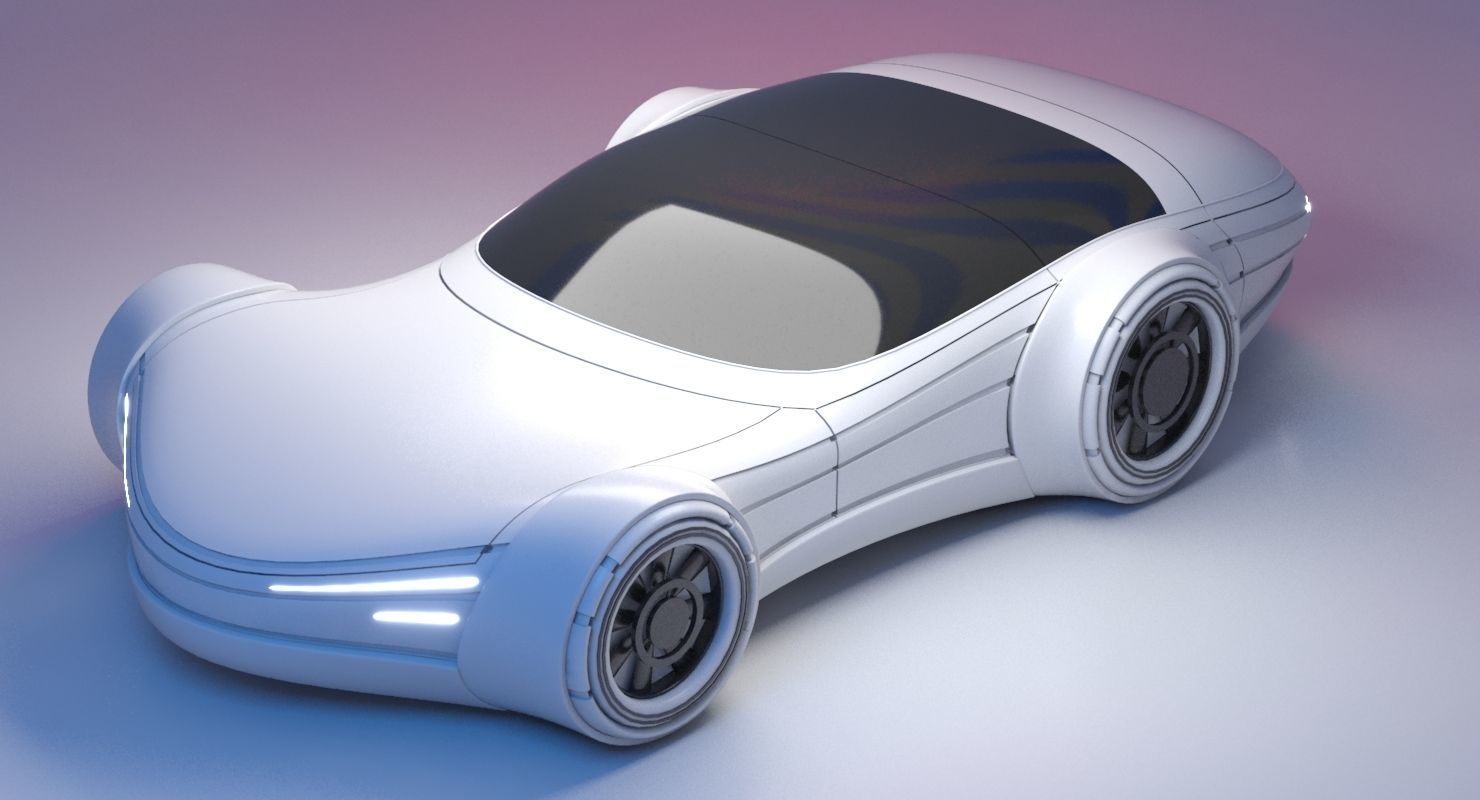 Future Car 26 3D model_3