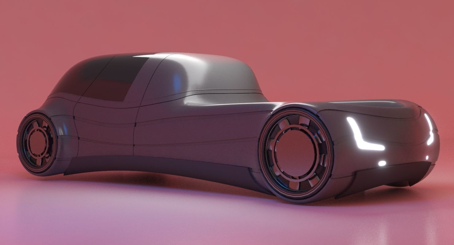 Future Car 28 3D model_3