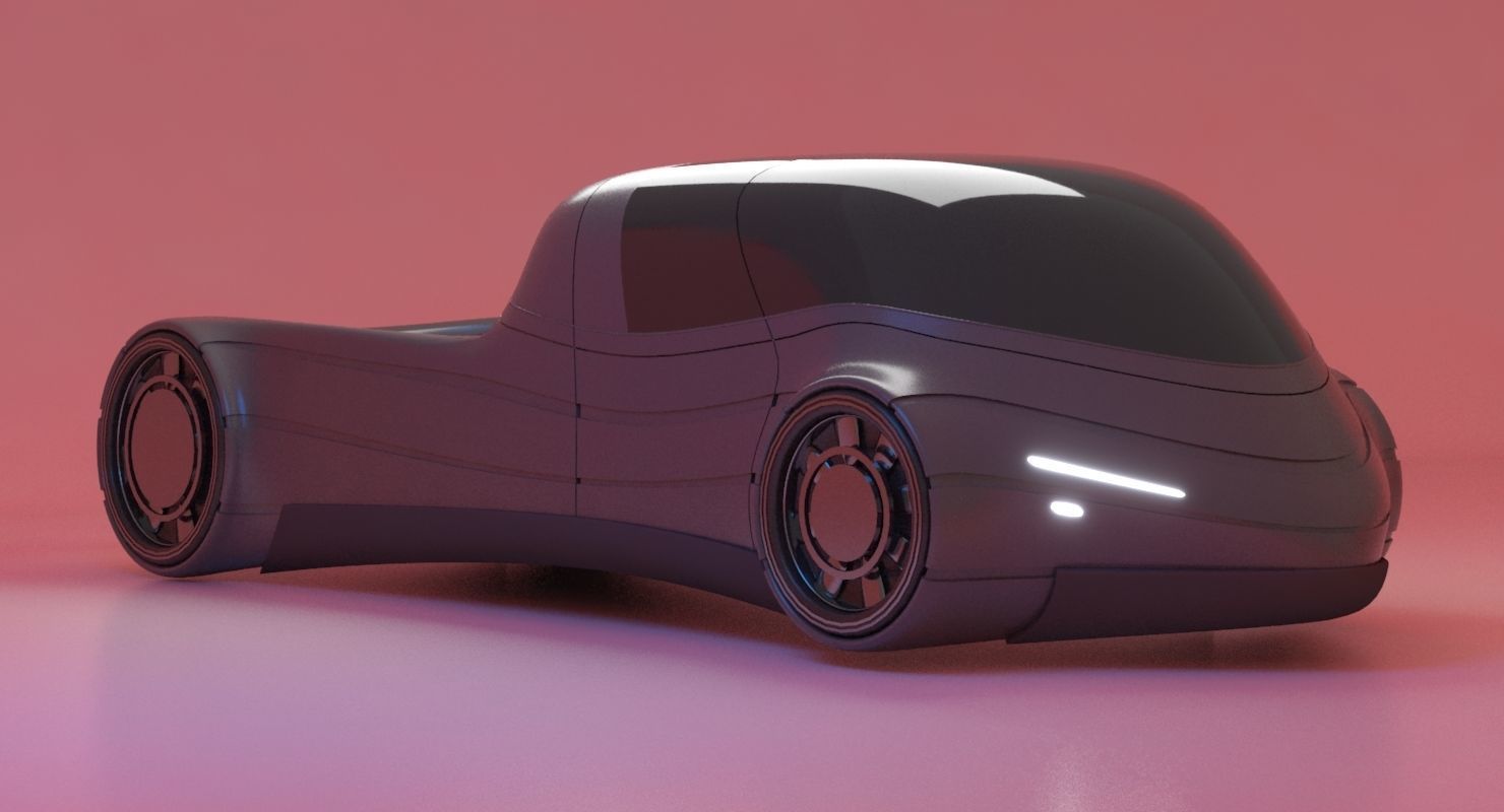Future Car 28 3D model_1