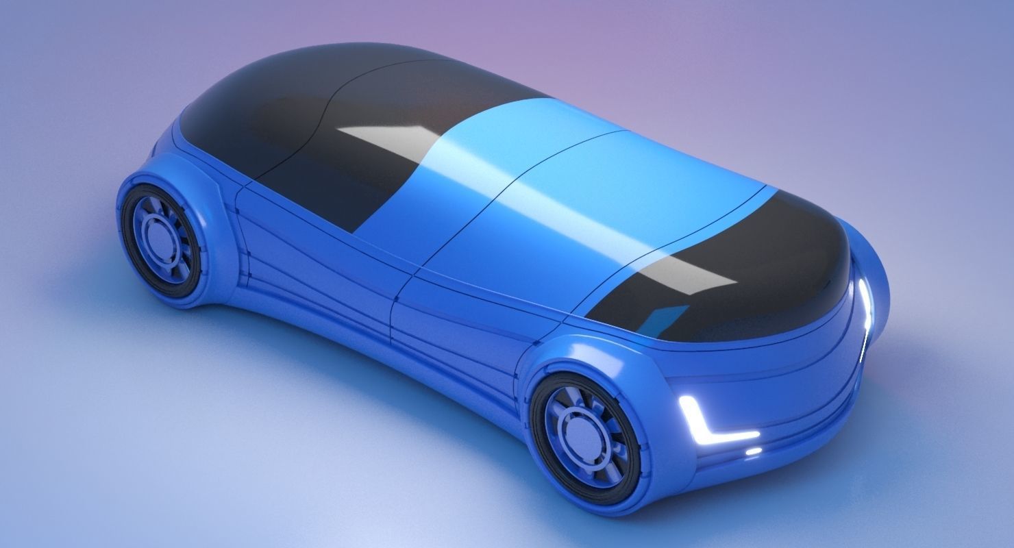Future Car 29 3D model_4