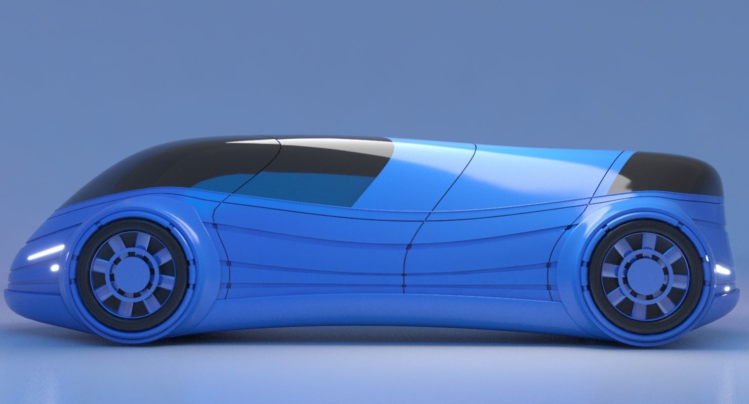 Future Car 29 3D model_2