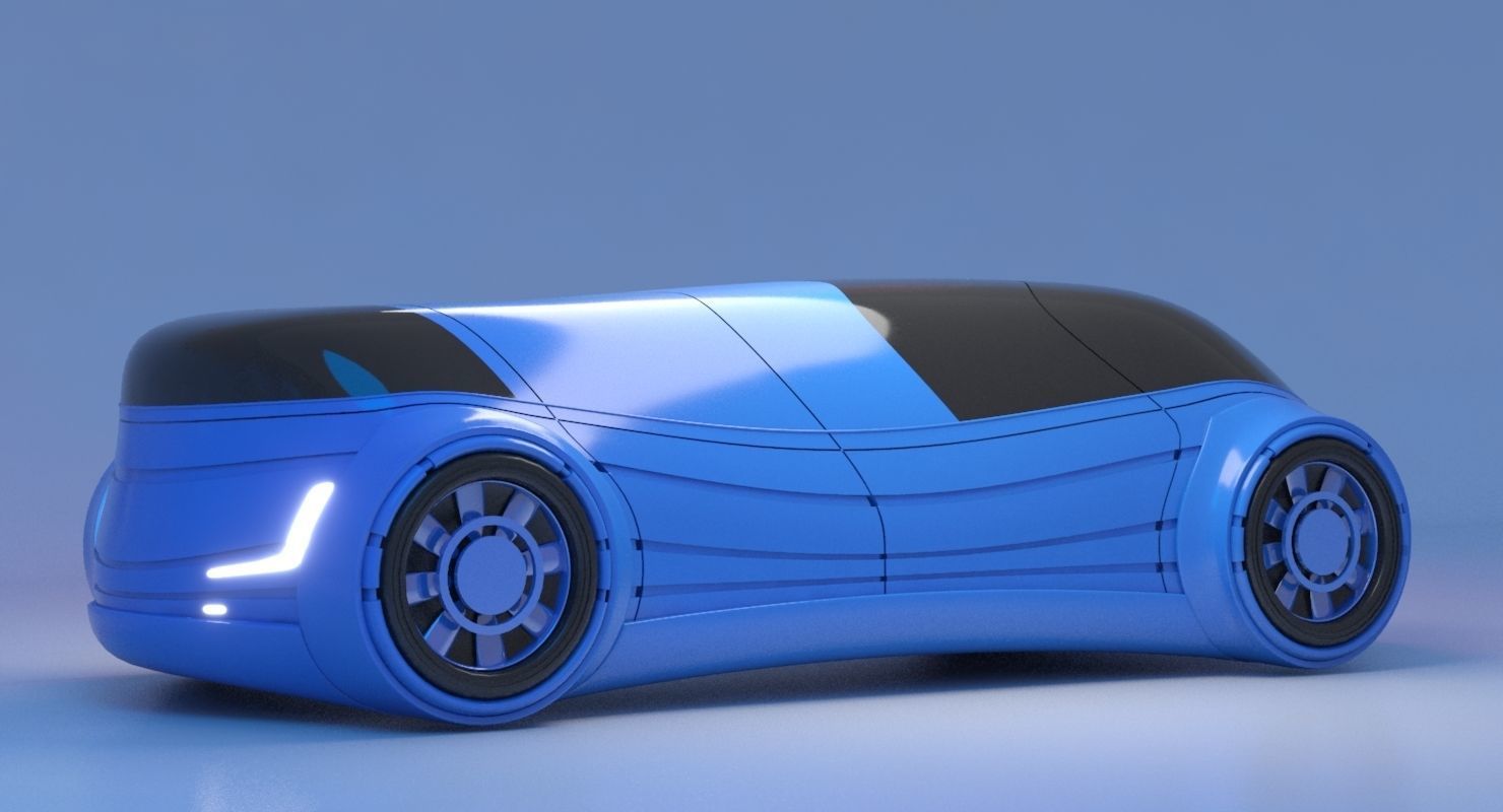 Future Car 29 3D model_1