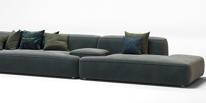 lema cloud sofa 3D model 4