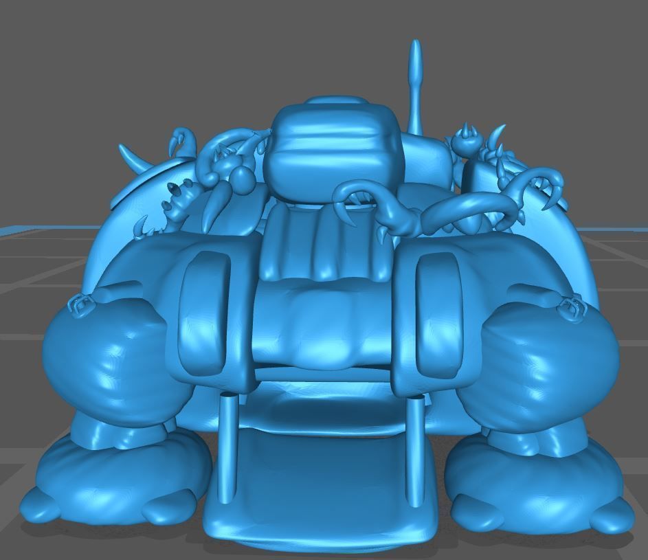 Starcraft Infested Command Center 3D print model_2