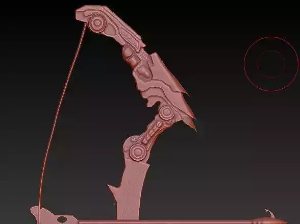predator yautja bow 3d model