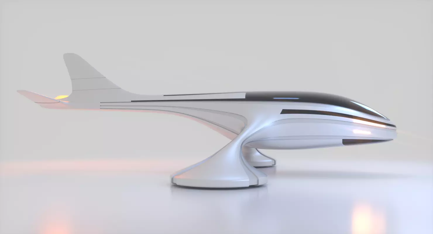 Futuristic Drone C 1 3D model_0