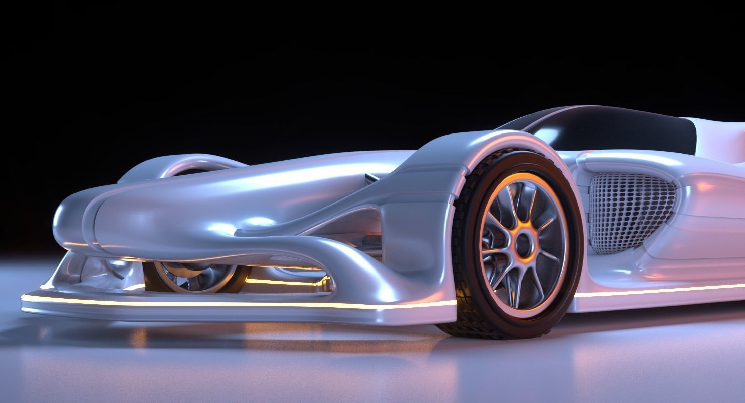 Future Racer 1 3D model_2