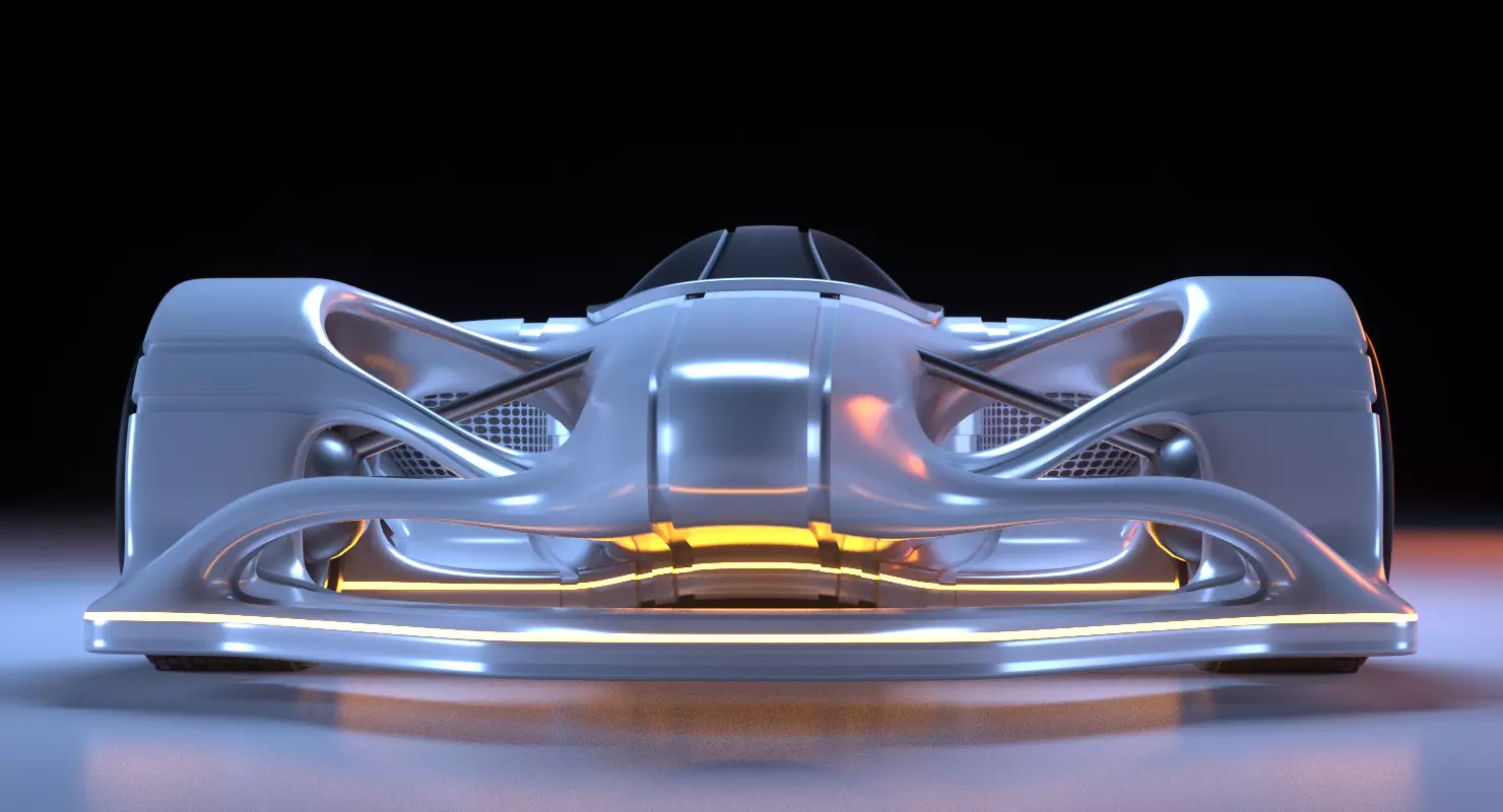 Future Racer 1 3D model_0