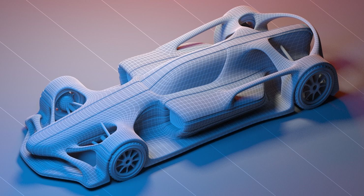 Future Racer 1 3D model_8