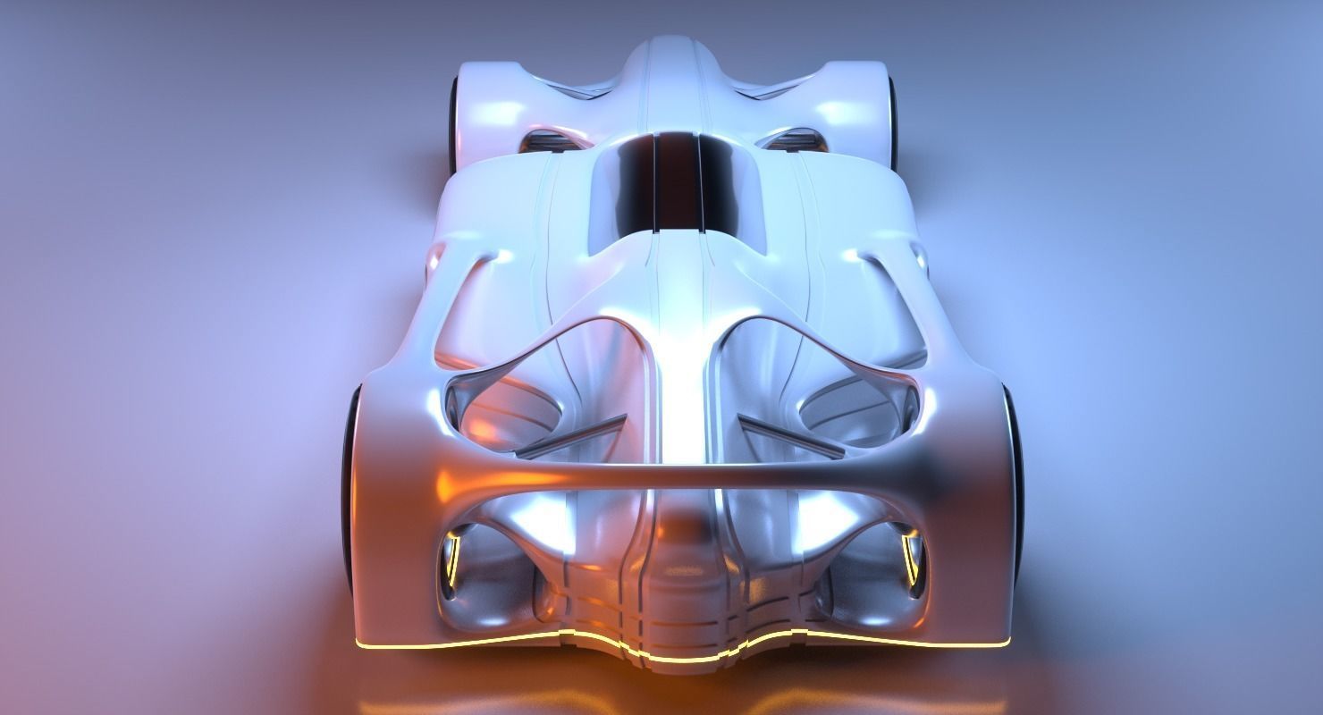 Future Racer 1 3D model_7