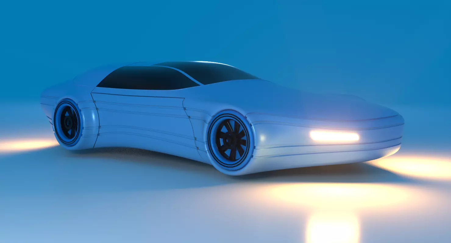 Future Car 33 3D model_0