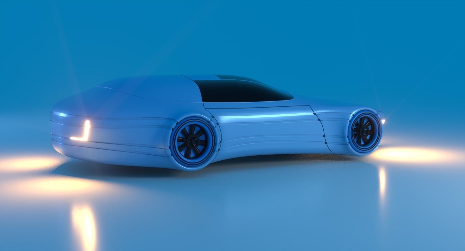 Future Car 33 3D model_1