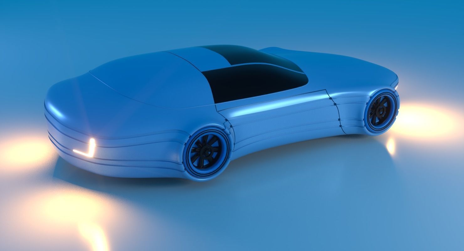 Future Car 33 3D model_3