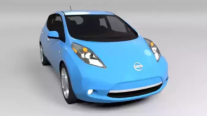 NISSAN LEAF 2013 LOWPOLY
