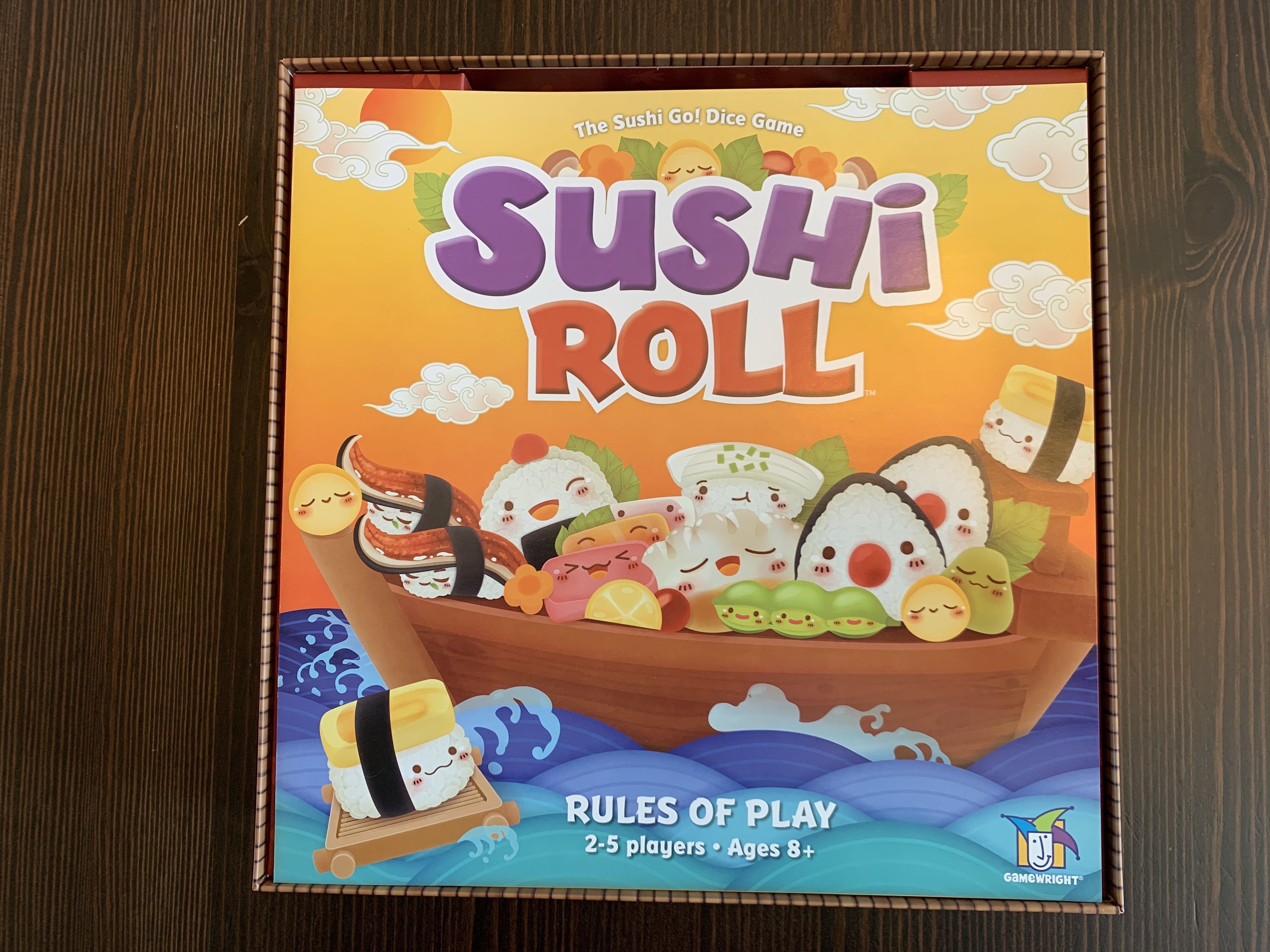 Sushi Roll Board Game Organizer Insert 3D print model_11