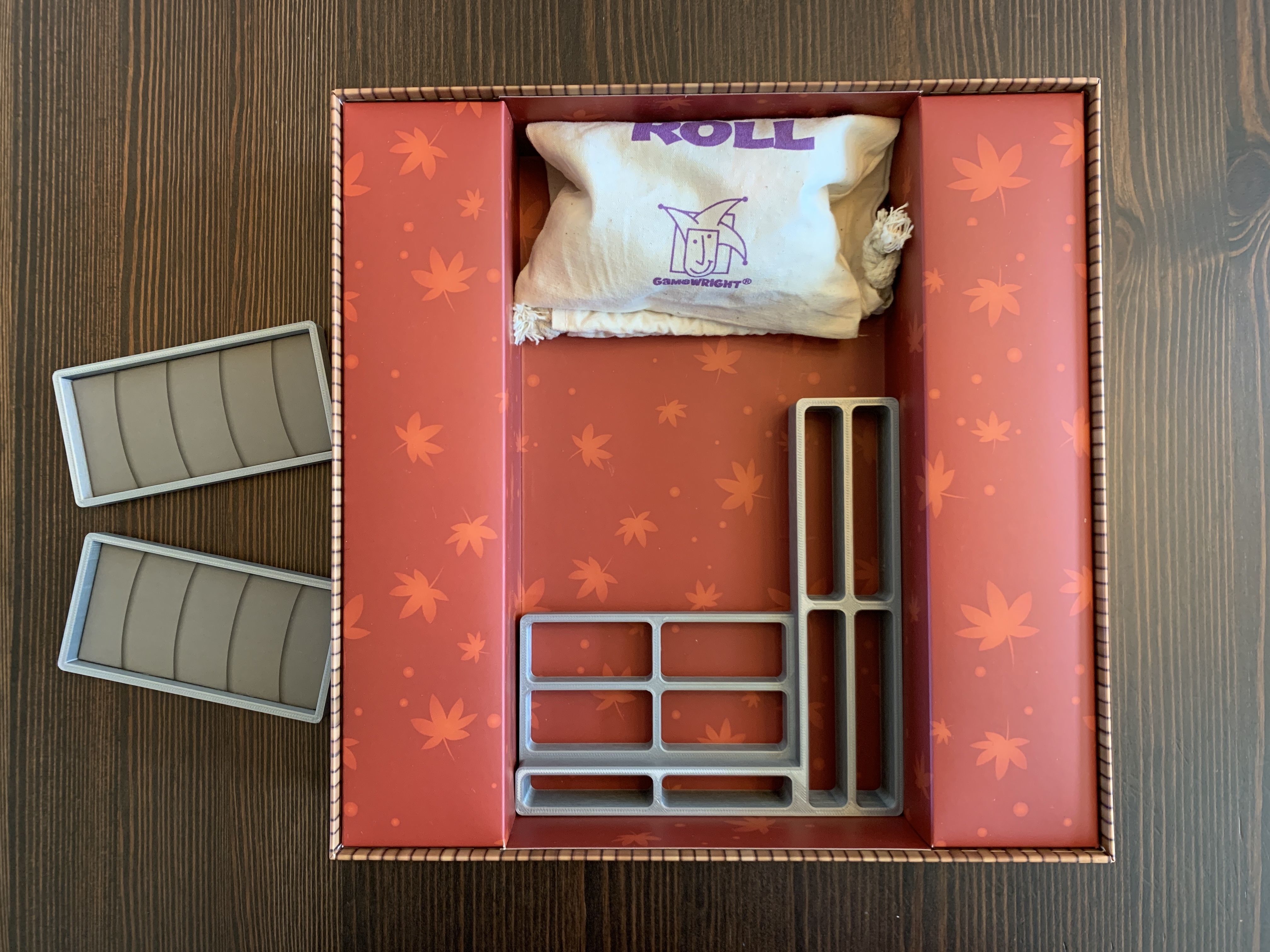 Sushi Roll Board Game Organizer Insert 3D print model_6