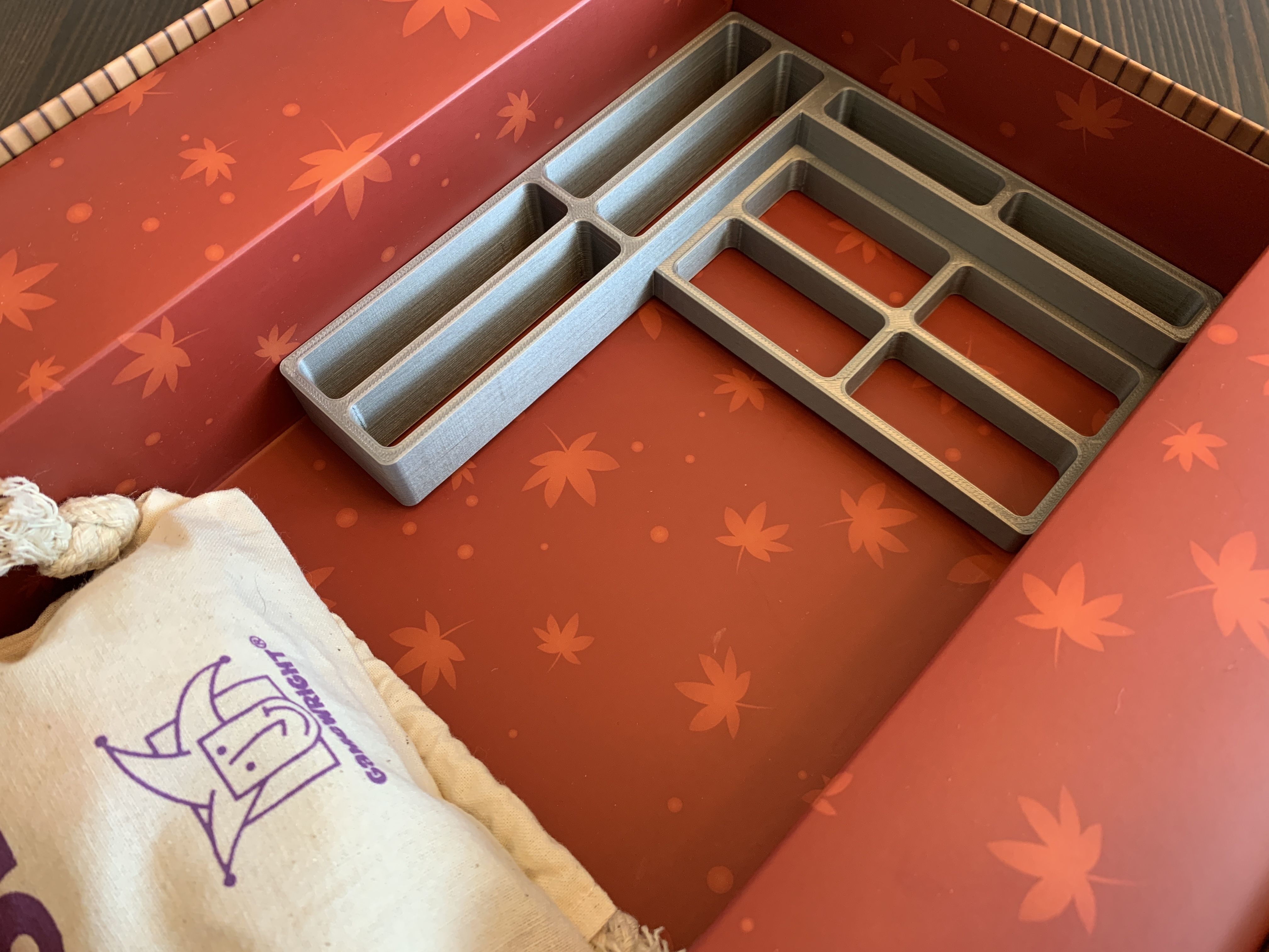 Sushi Roll Board Game Organizer Insert 3D print model_5