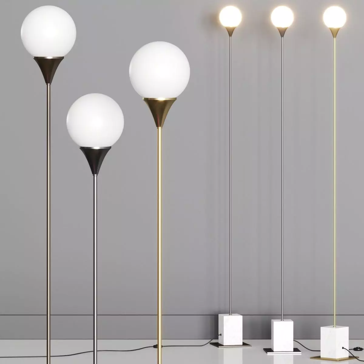 Aromas del Campo Lan Floor Lamps 3D model_0