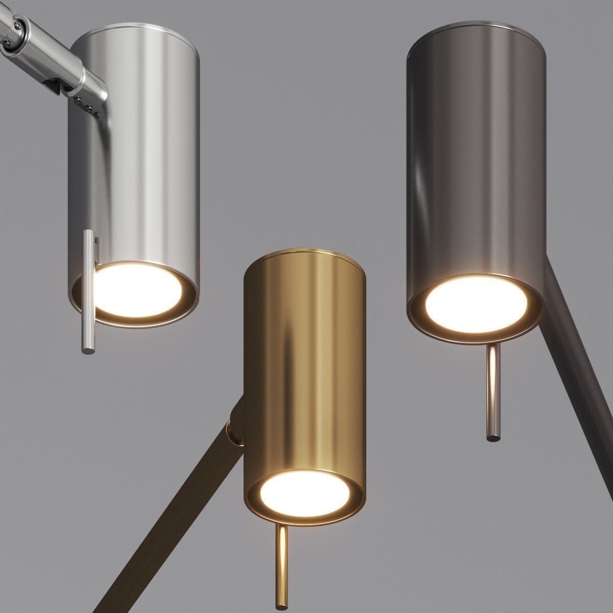 VeniceM Rectus Floor Lamps 3D model_2