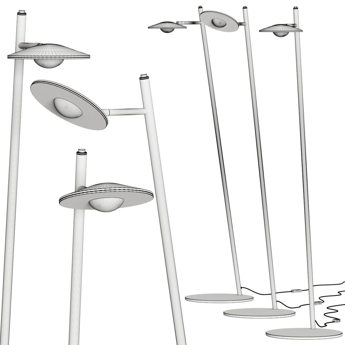 Millelumen Rising Floor Lamps 3D model_3