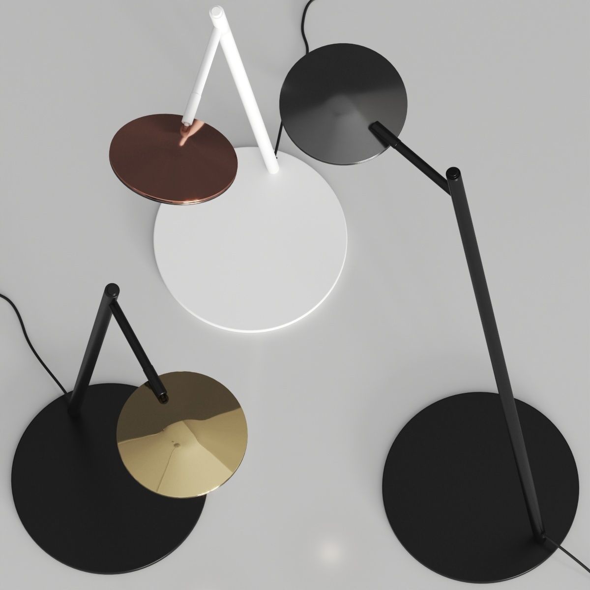 Millelumen Rising Floor Lamps 3D model_1