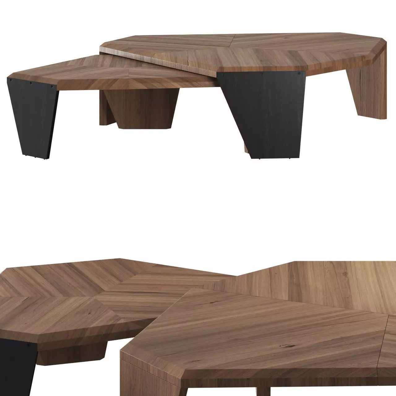 Porada Tortuga Tavolino Coffee Tables 3D model
