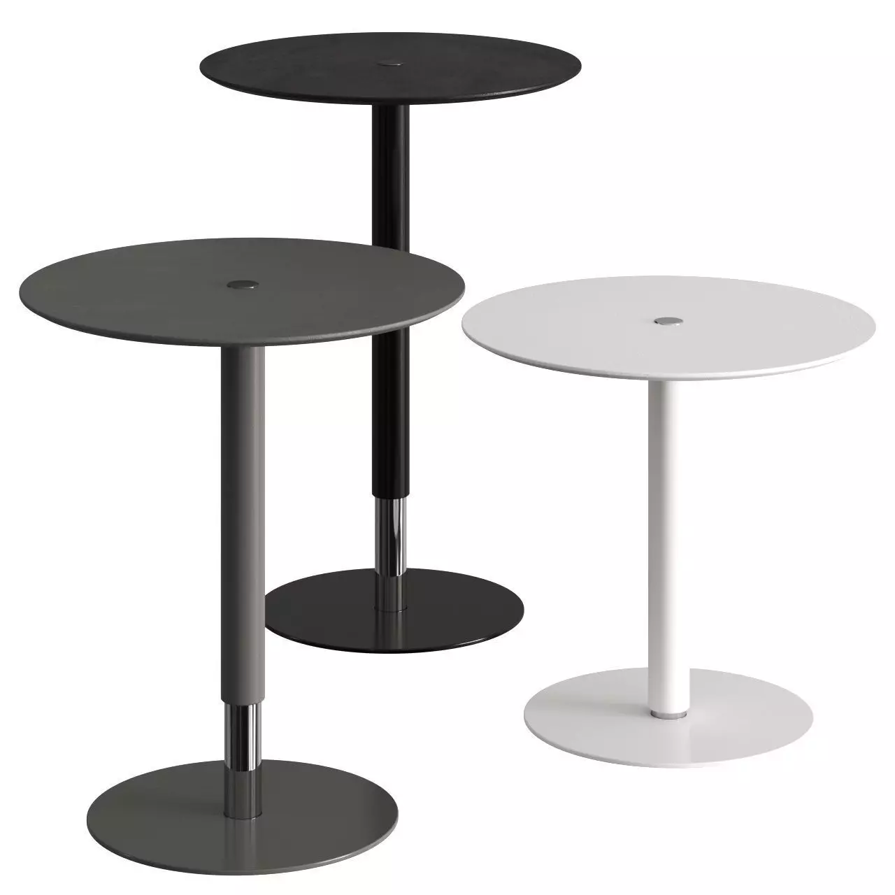 Kristalia PTB Coffee and Side Tables 3D model_0