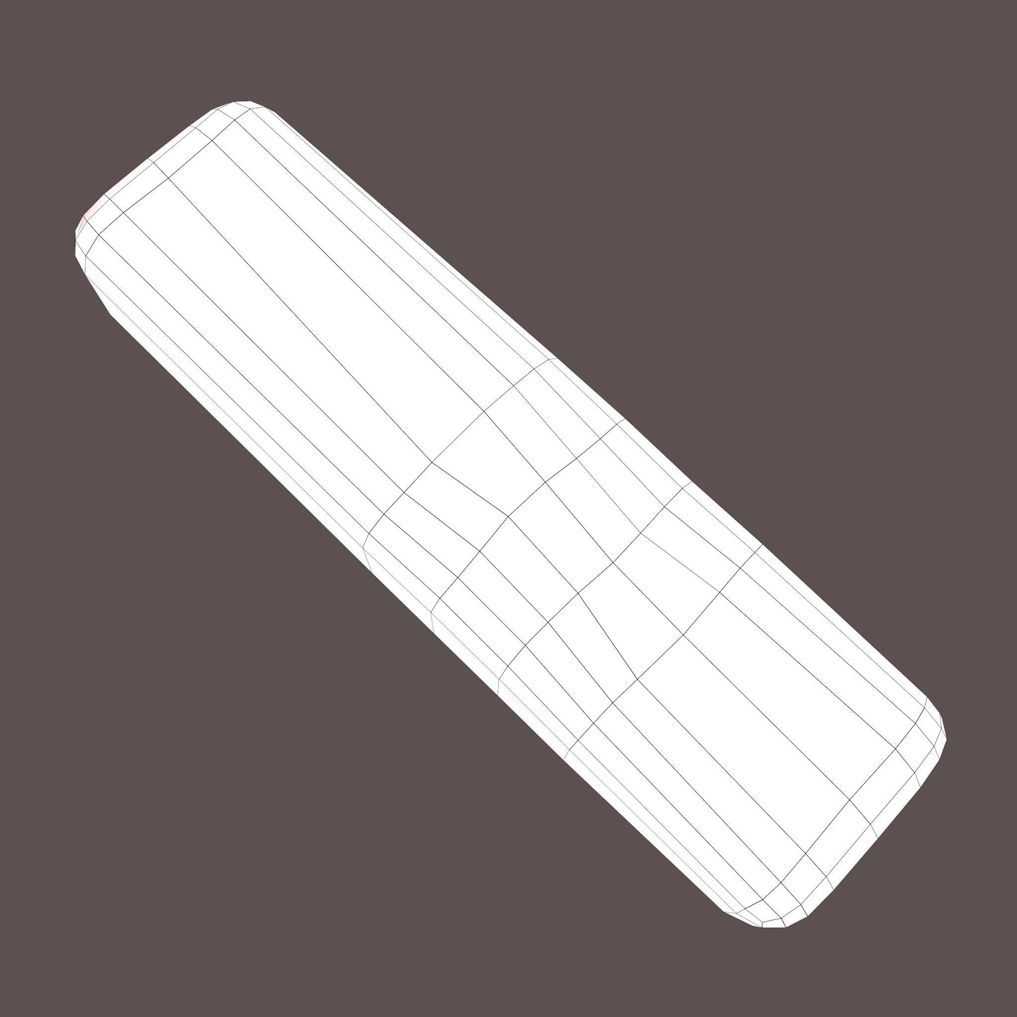 Gold Ingot Small  Low-poly 3D model_25