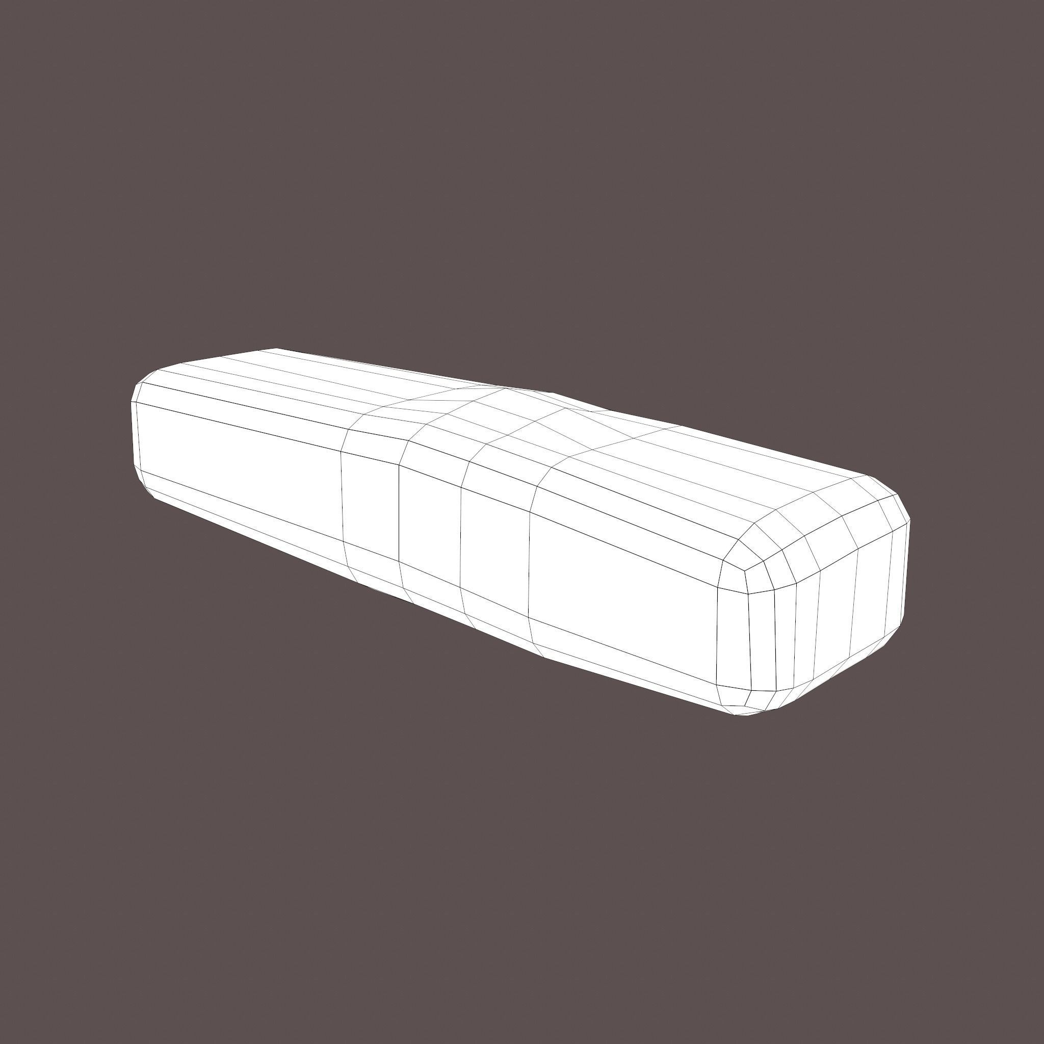 Gold Ingot Small  Low-poly 3D model_32