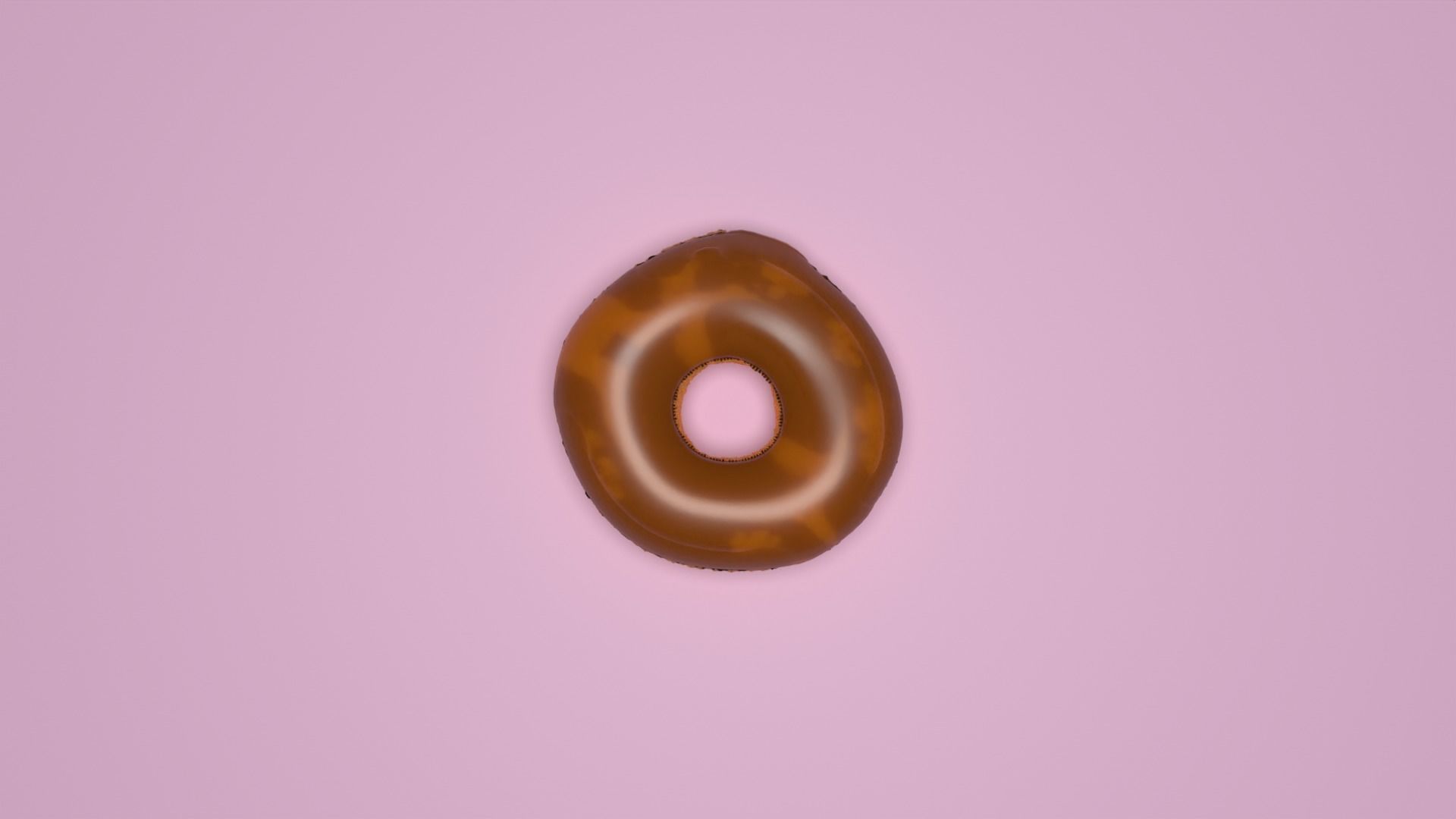 four donut  Free low-poly 3D model_2