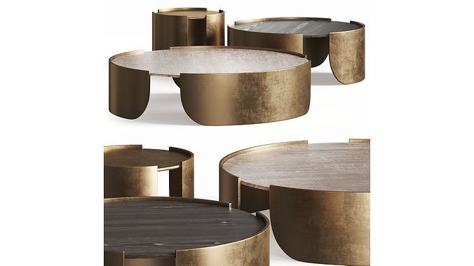 Cantori Atenae Coffee Tables 3D model
