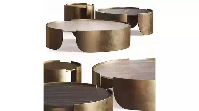 Cantori Atenae Coffee Tables 3D model