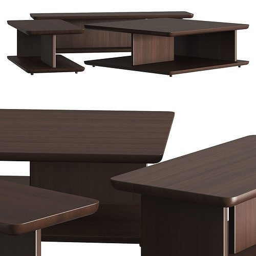 Molteni C Hugo Coffee Tables 3D model