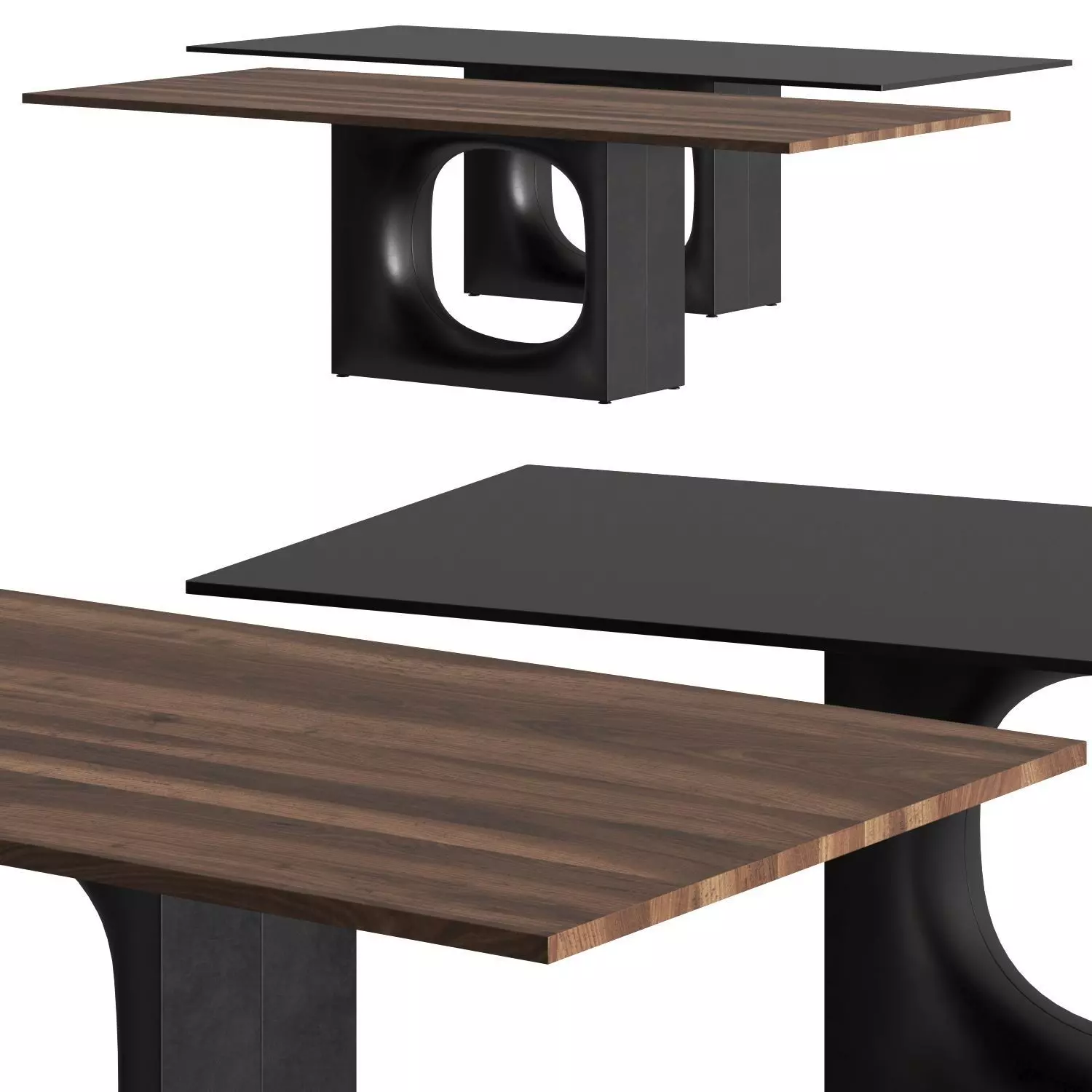 Kristalia Holo Table Dining 3D model