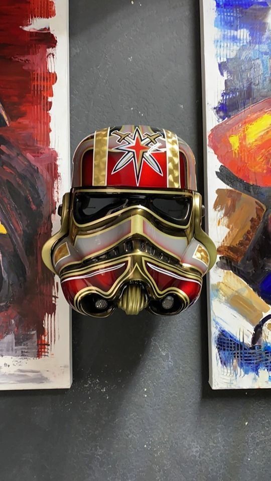 Helmet wall mount Galactic Empire Logo more styles easy printing 3D print model_3