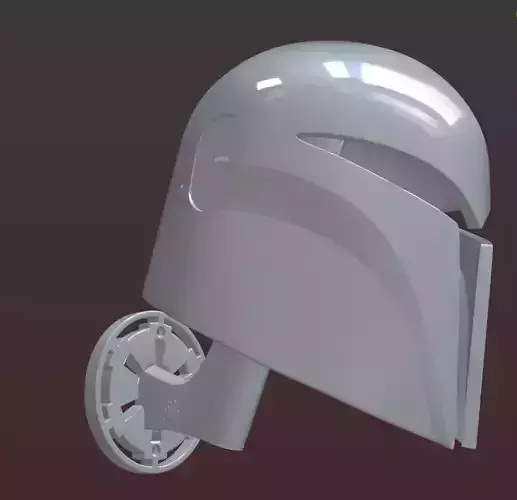 Helmet wall mount Galactic Empire Logo more styles easy printing 3D print model