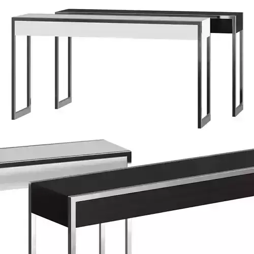 Branco sobre Branco Noroeste Console Tables