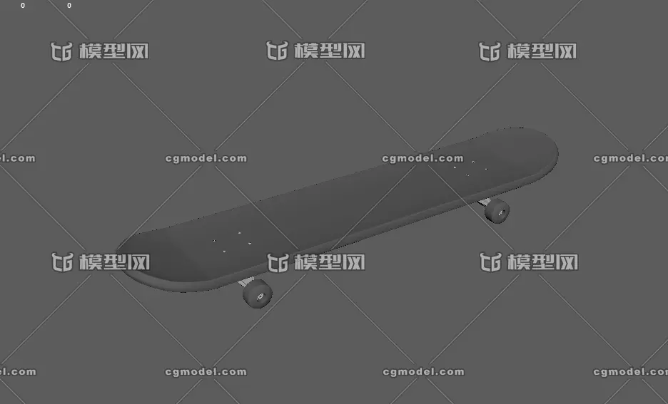 scooter skateboard Free 3D model_0