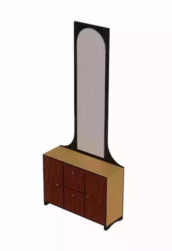 Dresser with Mirror 3D model