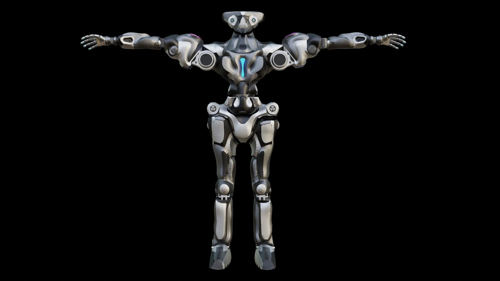 Droidoo robot 3D print model_1
