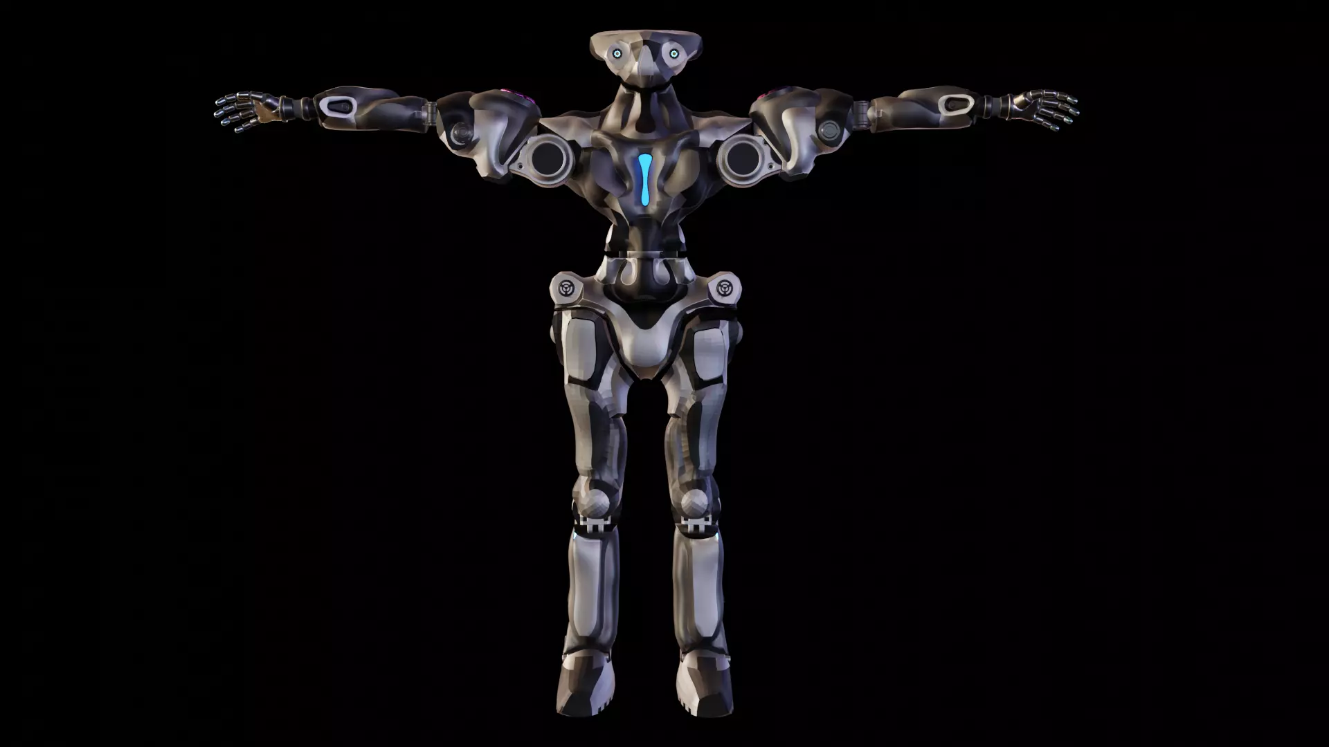 Droidoo robot 3D print model_0